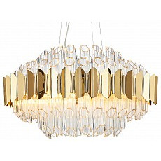 Подвесная люстра natali kovaltseva rivera rivera 81443-12c gold